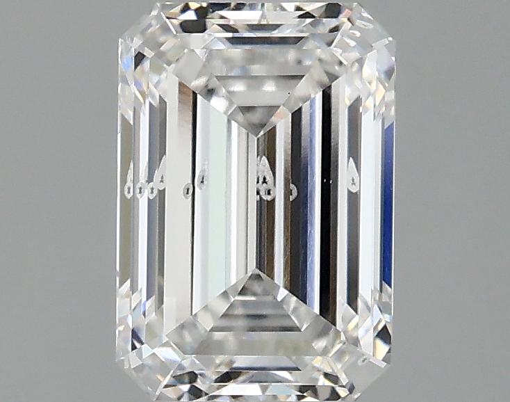 2.02 Carat Emerald Shaped Ideal Cut SI1 IGI Certified Lab Grown Diamond