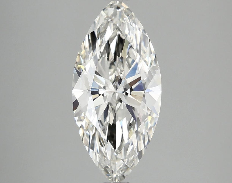 2.59 Carat Marquise Shaped Excellent Cut VVS2 IGI Certified Lab Grown Diamond