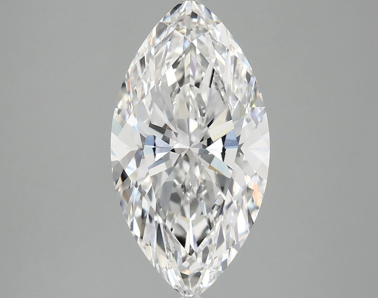 3.06 Carat Marquise Shaped Excellent Cut VVS2 IGI Certified Lab Grown Diamond