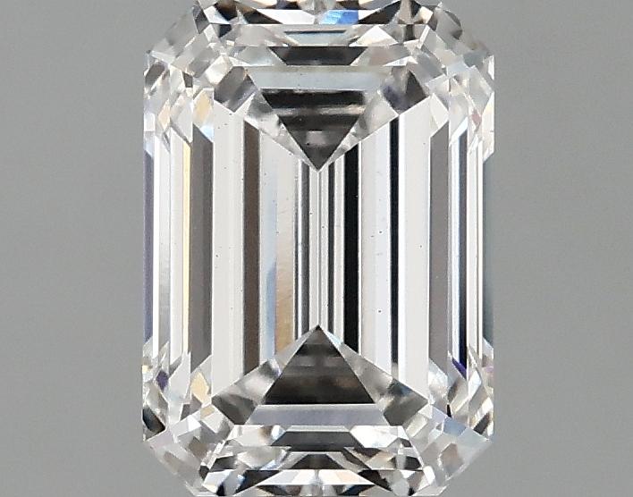 2.1 Carat Emerald Shaped Ideal Cut SI1 IGI Certified Lab Grown Diamond