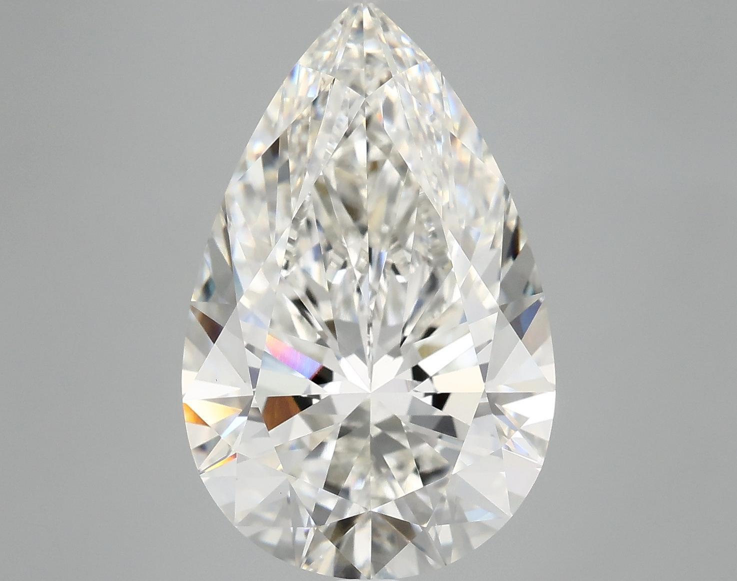 7.19 Carat Pear Shaped Ideal Cut VS1 IGI Certified Lab Grown Diamond