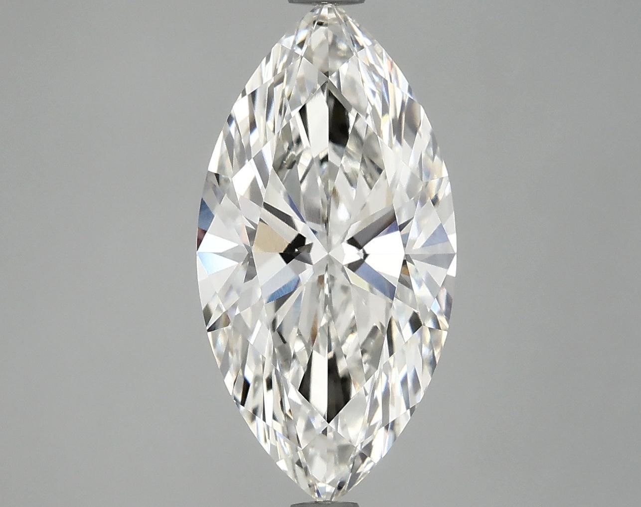 3.09 Carat Marquise Shaped Ideal Cut VVS2 IGI Certified Lab Grown Diamond