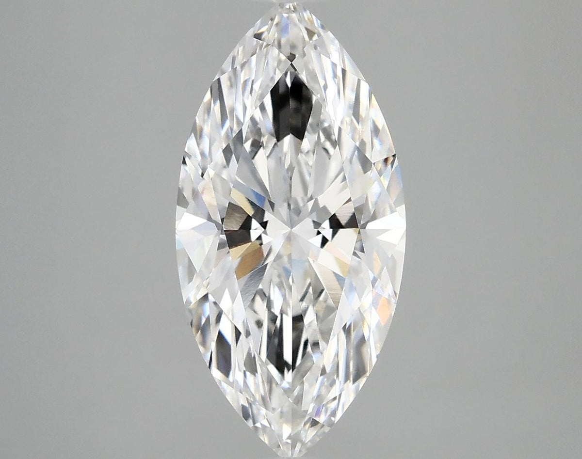 3.06 Carat Marquise Shaped Very Good Cut VVS2 IGI Certified Lab Grown Diamond