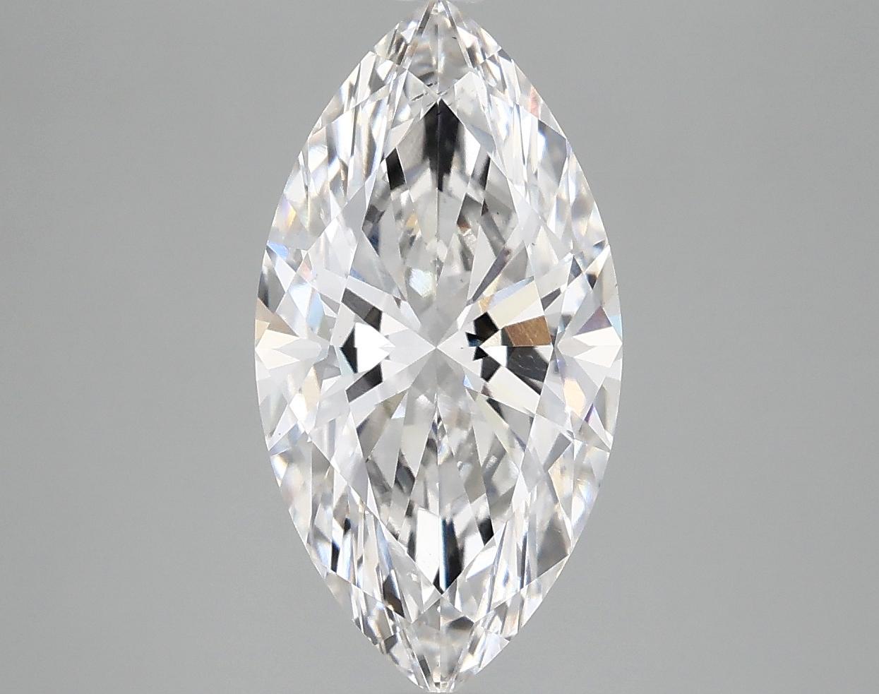 3.22 Carat Marquise Shaped Ideal Cut VS2 IGI Certified Lab Grown Diamond