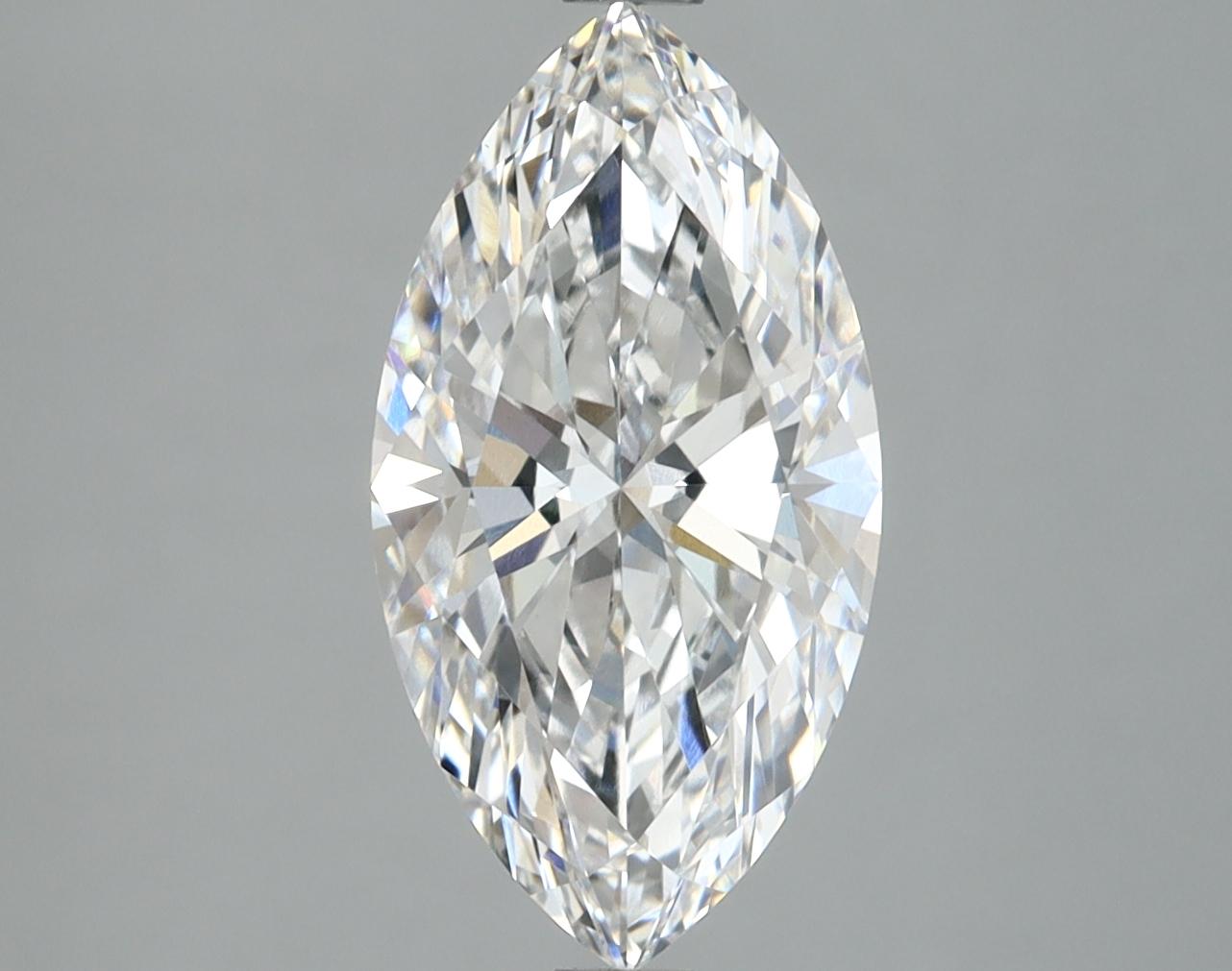 2.5 Carat Marquise Shaped Ideal Cut VVS2 IGI Certified Lab Grown Diamond