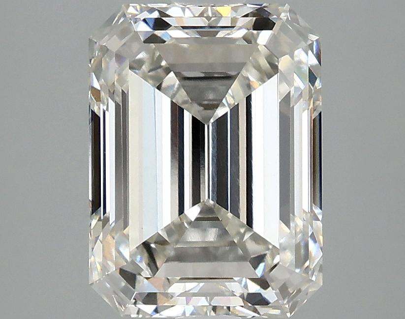 3.07 Carat Emerald Shaped Excellent Cut VVS2 IGI Certified Lab Grown Diamond