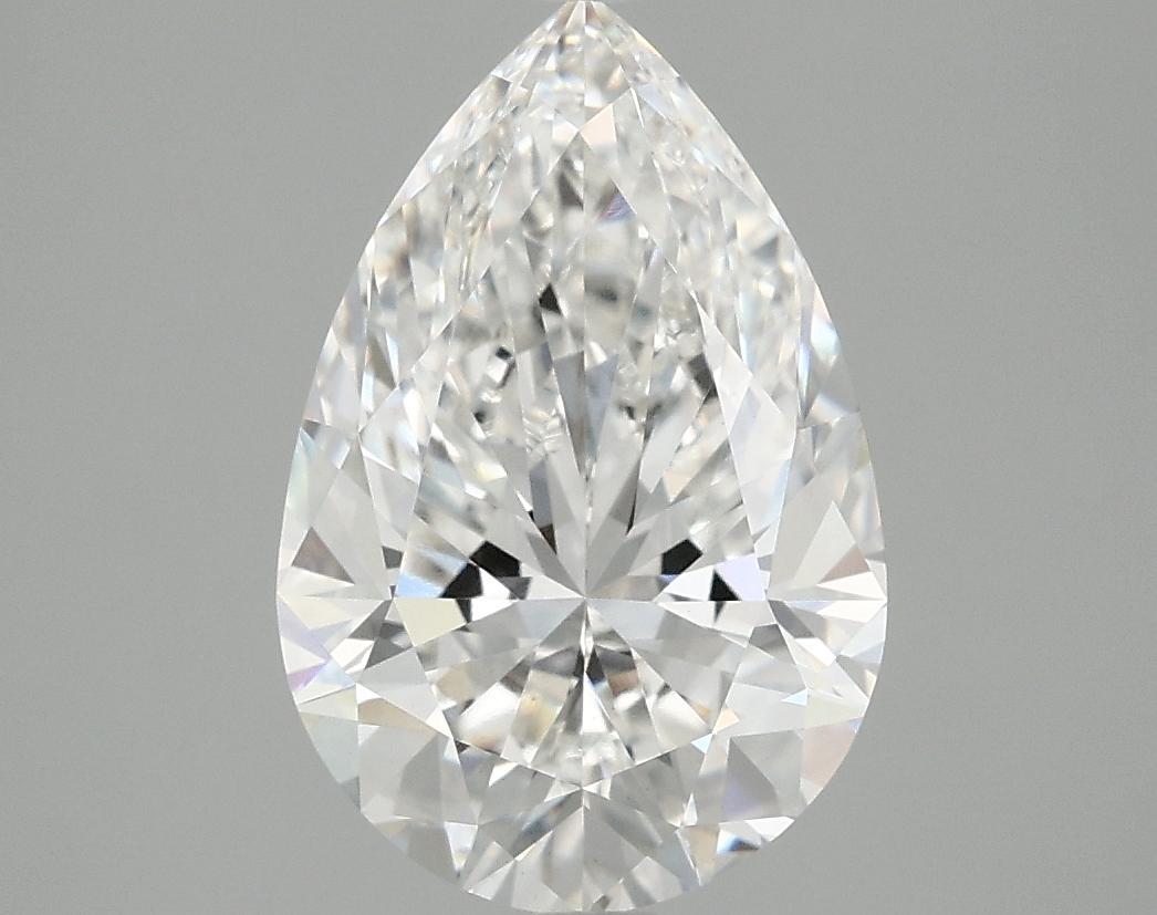 3.09 Carat Pear Shaped Excellent Cut VVS2 IGI Certified Lab Grown Diamond