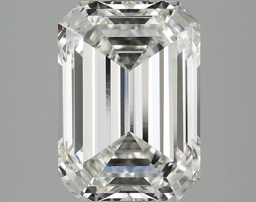 3.02 Carat Emerald Shaped Ideal Cut VVS2 IGI Certified Lab Grown Diamond