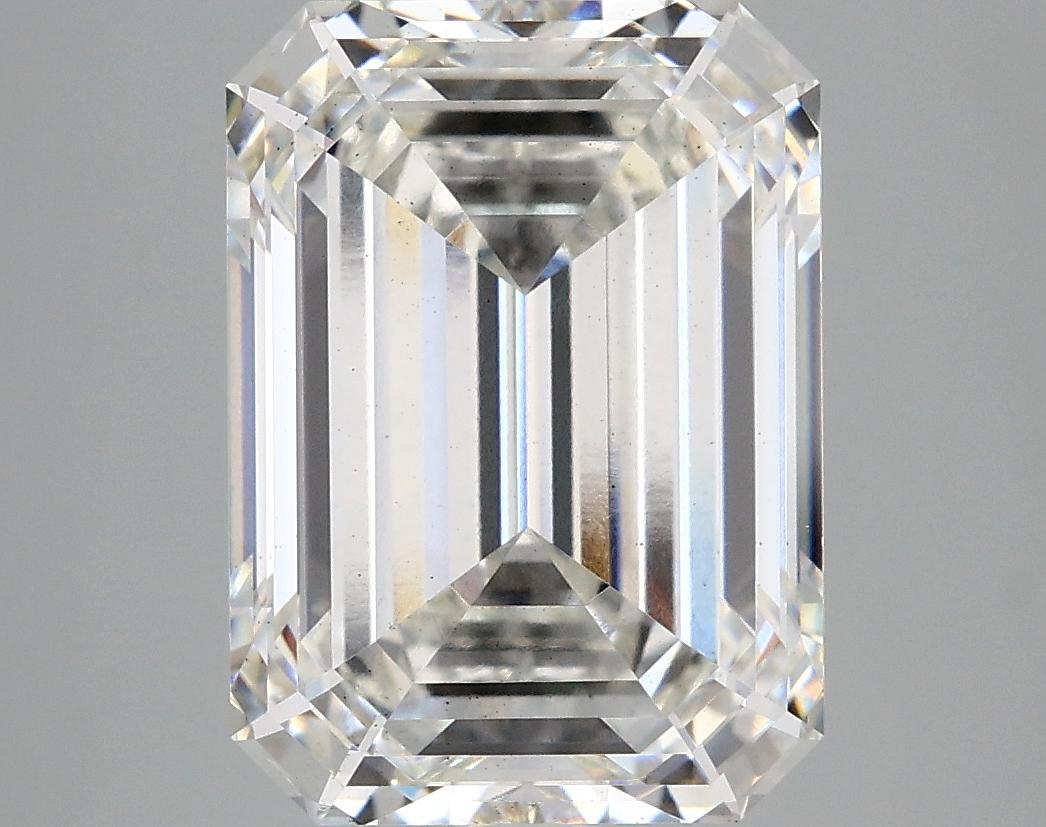 6.08 Carat Emerald Shaped Excellent Cut VS2 IGI Certified Lab Grown Diamond