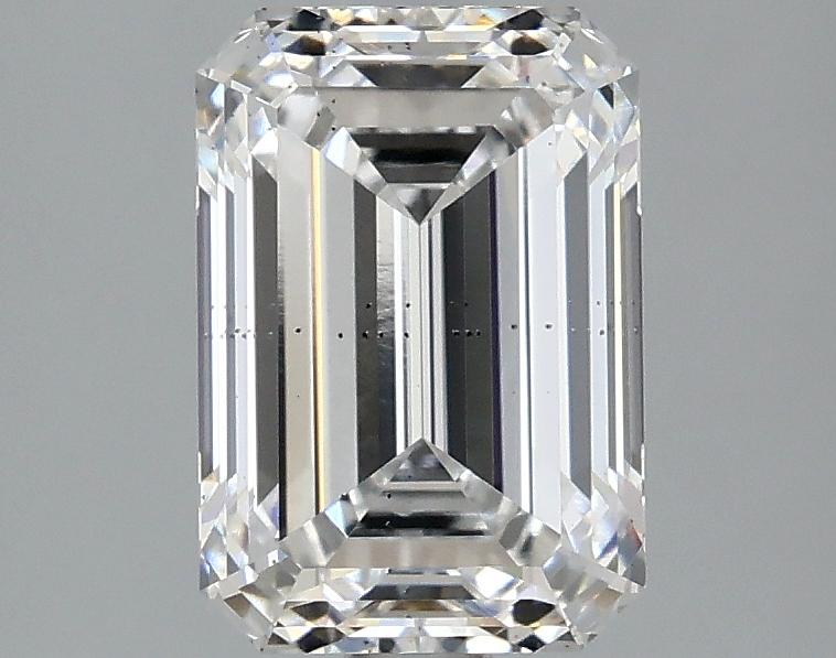 2.03 Carat Emerald Shaped Ideal Cut SI1 IGI Certified Lab Grown Diamond