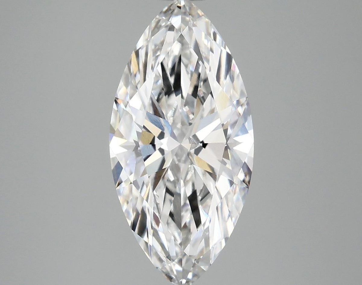 3.03 Carat Marquise Shaped Ideal Cut VVS2 IGI Certified Lab Grown Diamond
