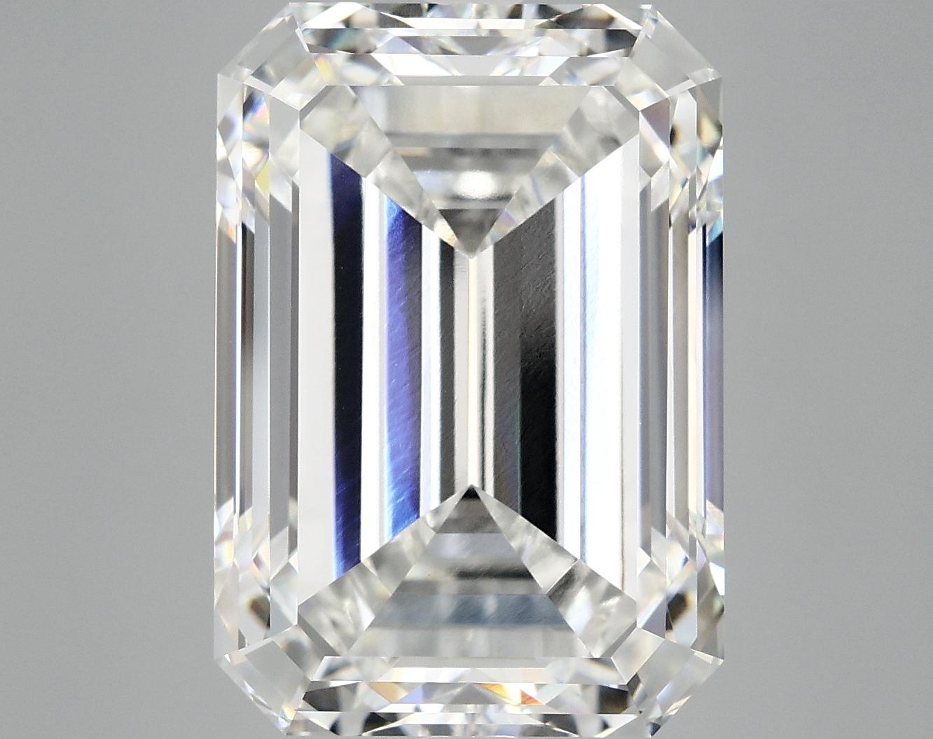 12.18 Carat Emerald Shaped Ideal Cut VVS2 IGI Certified Lab Grown Diamond