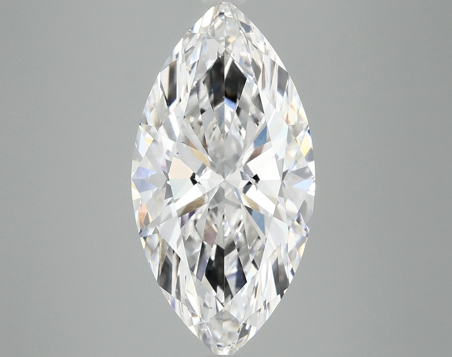 5.05 Carat Marquise Shaped Ideal Cut SI1 IGI Certified Lab Grown Diamond