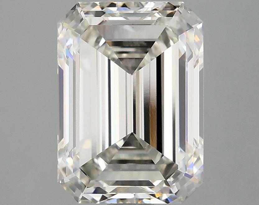 3.09 Carat Emerald Shaped Excellent Cut VS1 IGI Certified Lab Grown Diamond