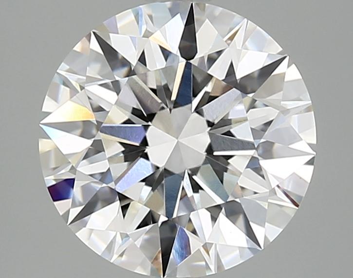 3.09 Carat Round Shaped Ideal Cut VVS2 IGI Certified Lab Grown Diamond