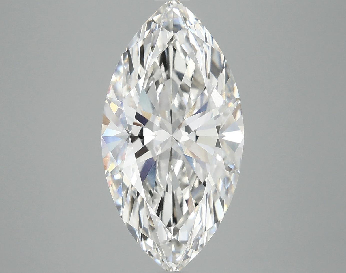 4.09 Carat Marquise Shaped Ideal Cut VVS2 IGI Certified Lab Grown Diamond
