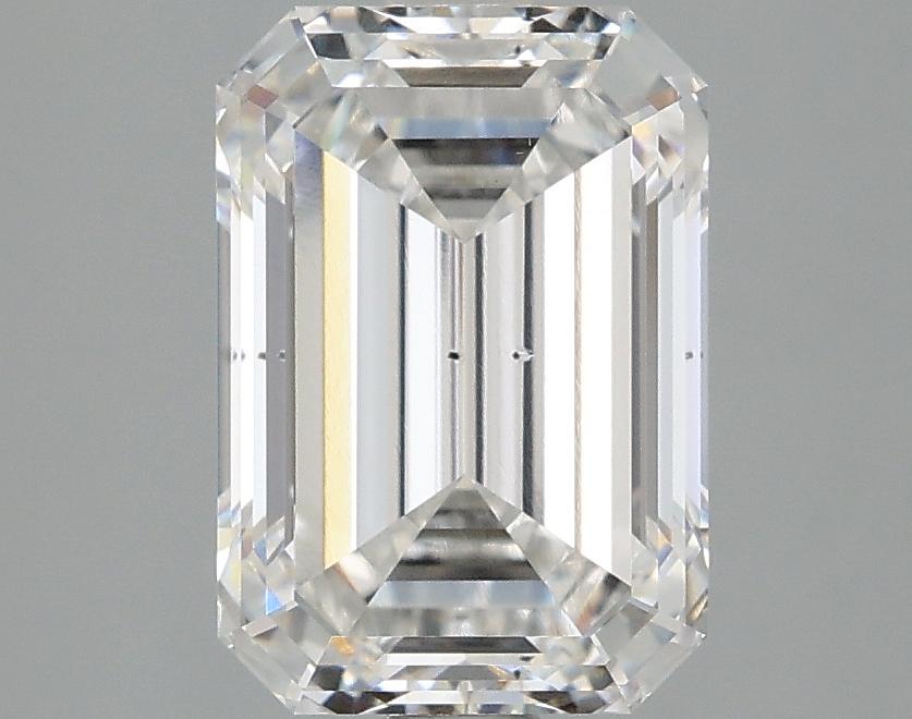 2.98 Carat Emerald Shaped Ideal Cut SI1 IGI Certified Lab Grown Diamond