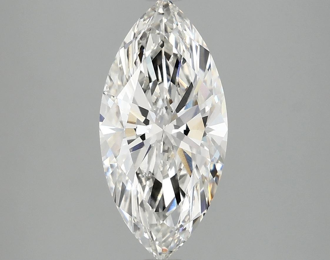 2.07 Carat Marquise Shaped Excellent Cut VVS2 IGI Certified Lab Grown Diamond