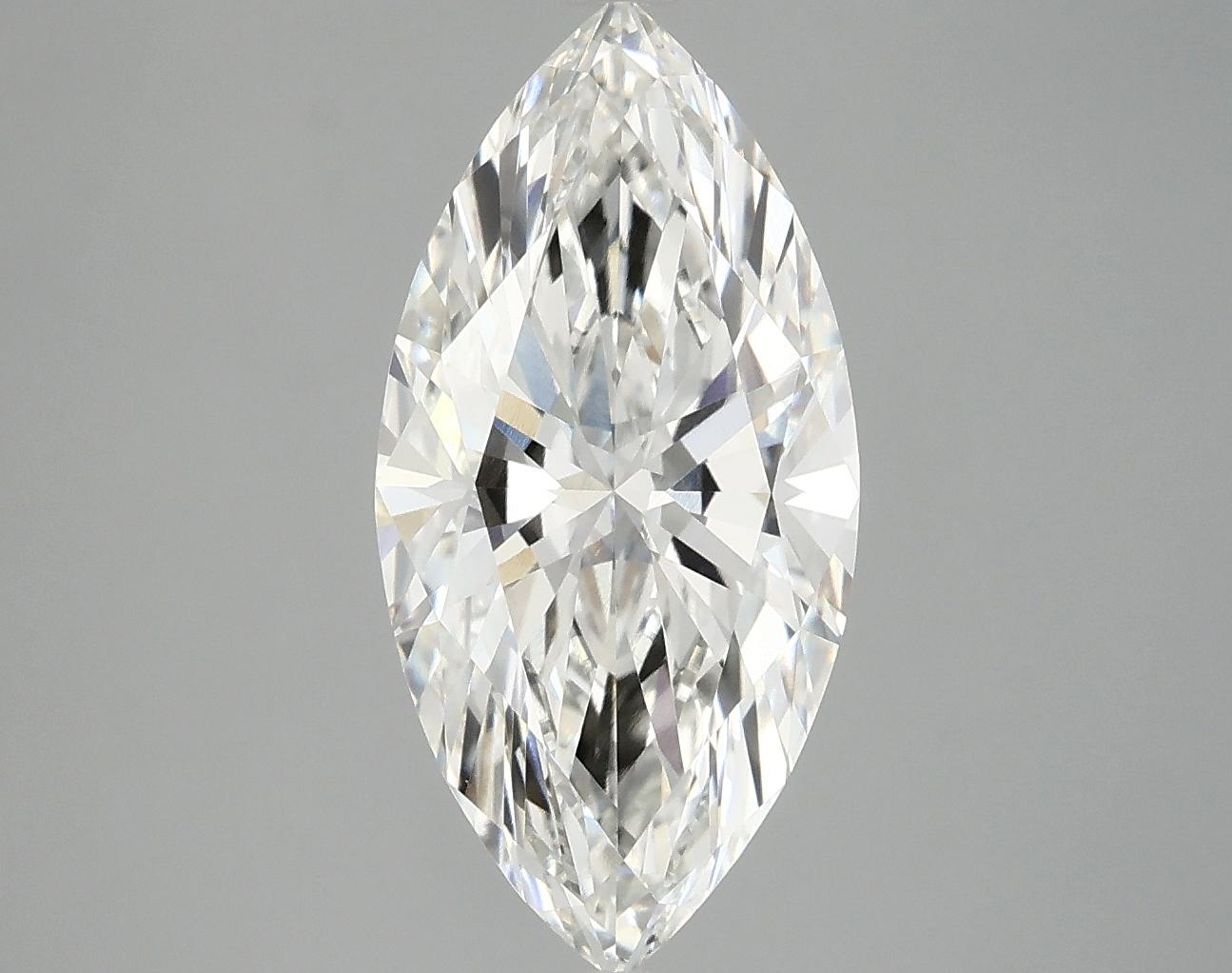 3.07 Carat Marquise Shaped Ideal Cut VVS2 IGI Certified Lab Grown Diamond
