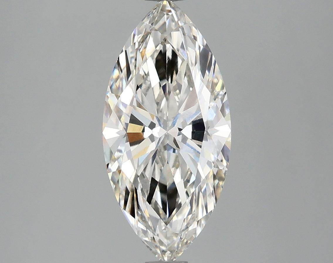 2.09 Carat Marquise Shaped Excellent Cut VVS2 IGI Certified Lab Grown Diamond