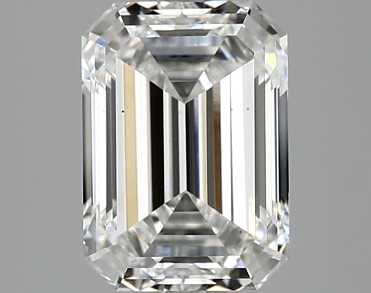 2.79 Carat Emerald Shaped Ideal Cut VS2 IGI Certified Lab Grown Diamond