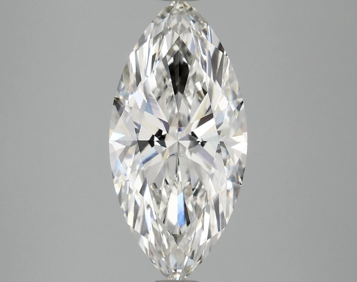 3.09 Carat Marquise Shaped Excellent Cut VVS2 IGI Certified Lab Grown Diamond