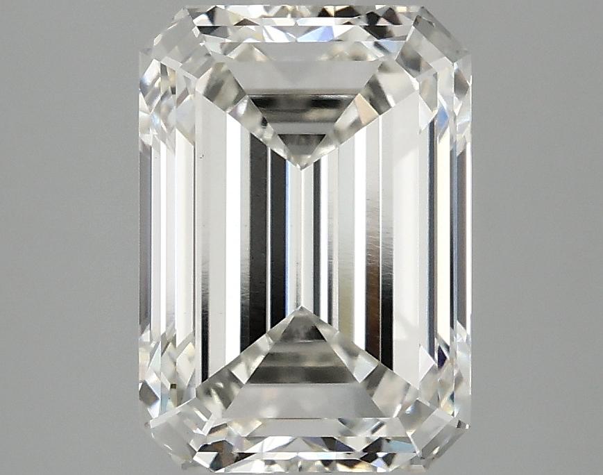 3.08 Carat Emerald Shaped Ideal Cut VVS2 IGI Certified Lab Grown Diamond