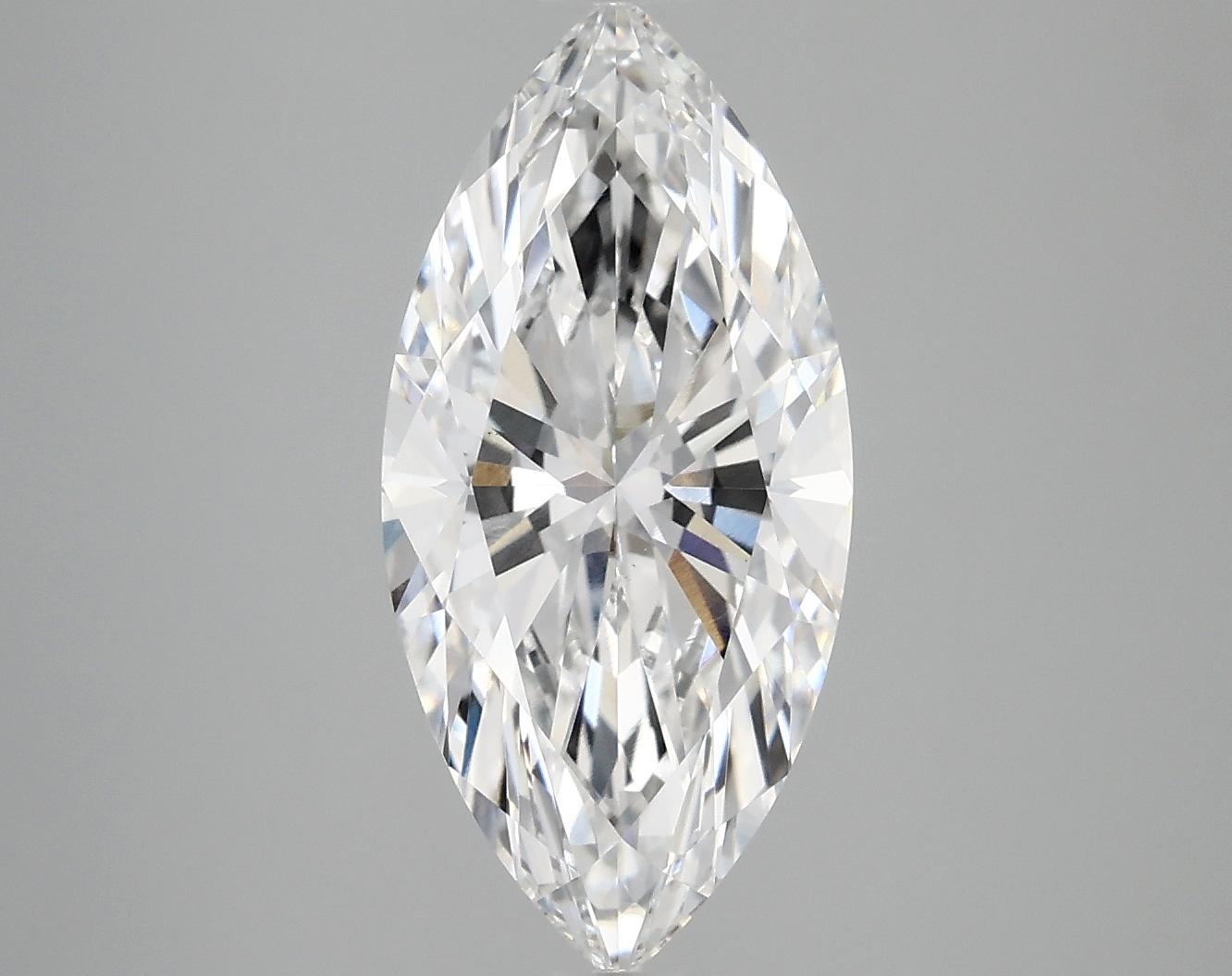2.98 Carat Marquise Shaped Excellent Cut VS1 IGI Certified Lab Grown Diamond