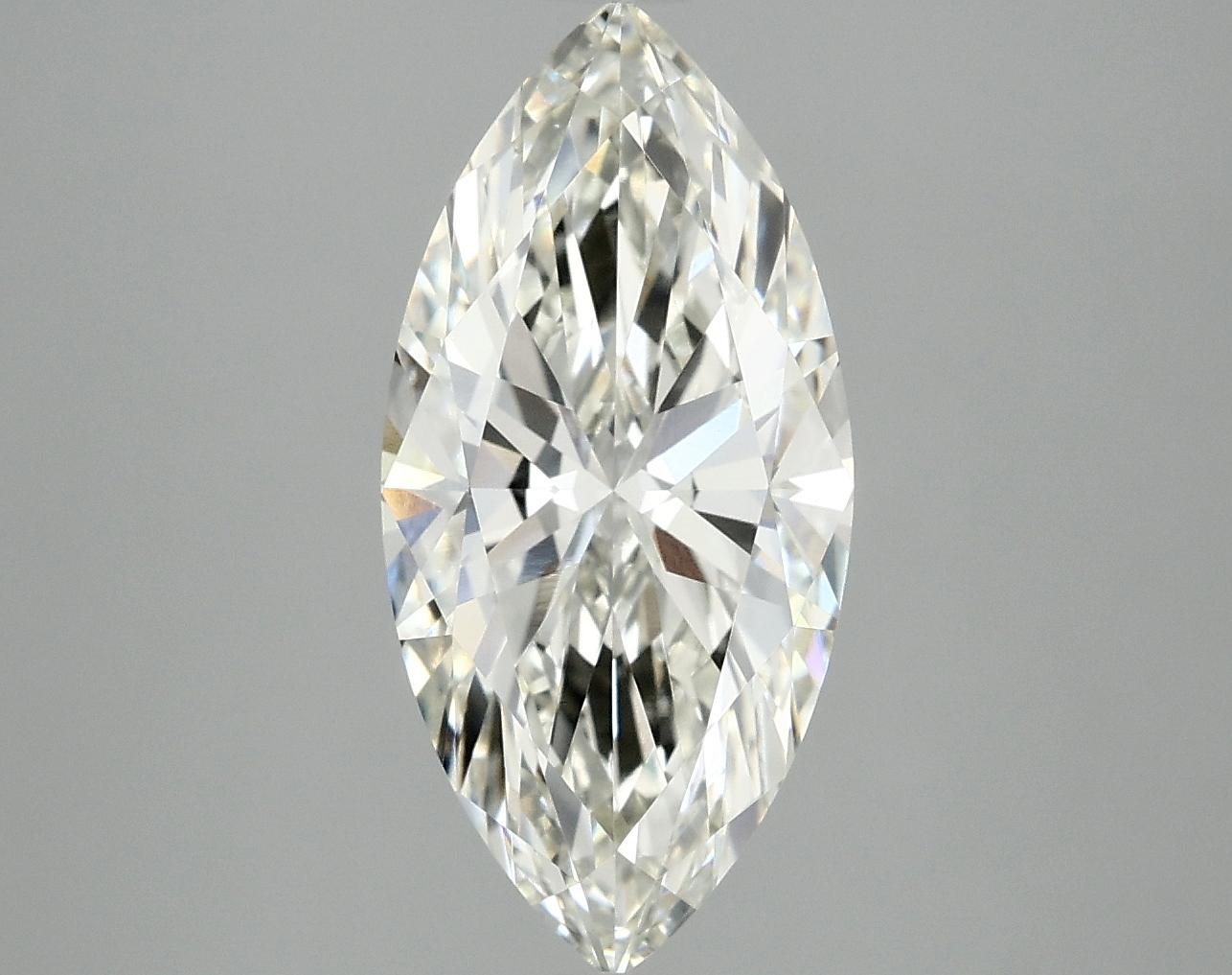 2.98 Carat Marquise Shaped Excellent Cut VVS2 IGI Certified Lab Grown Diamond