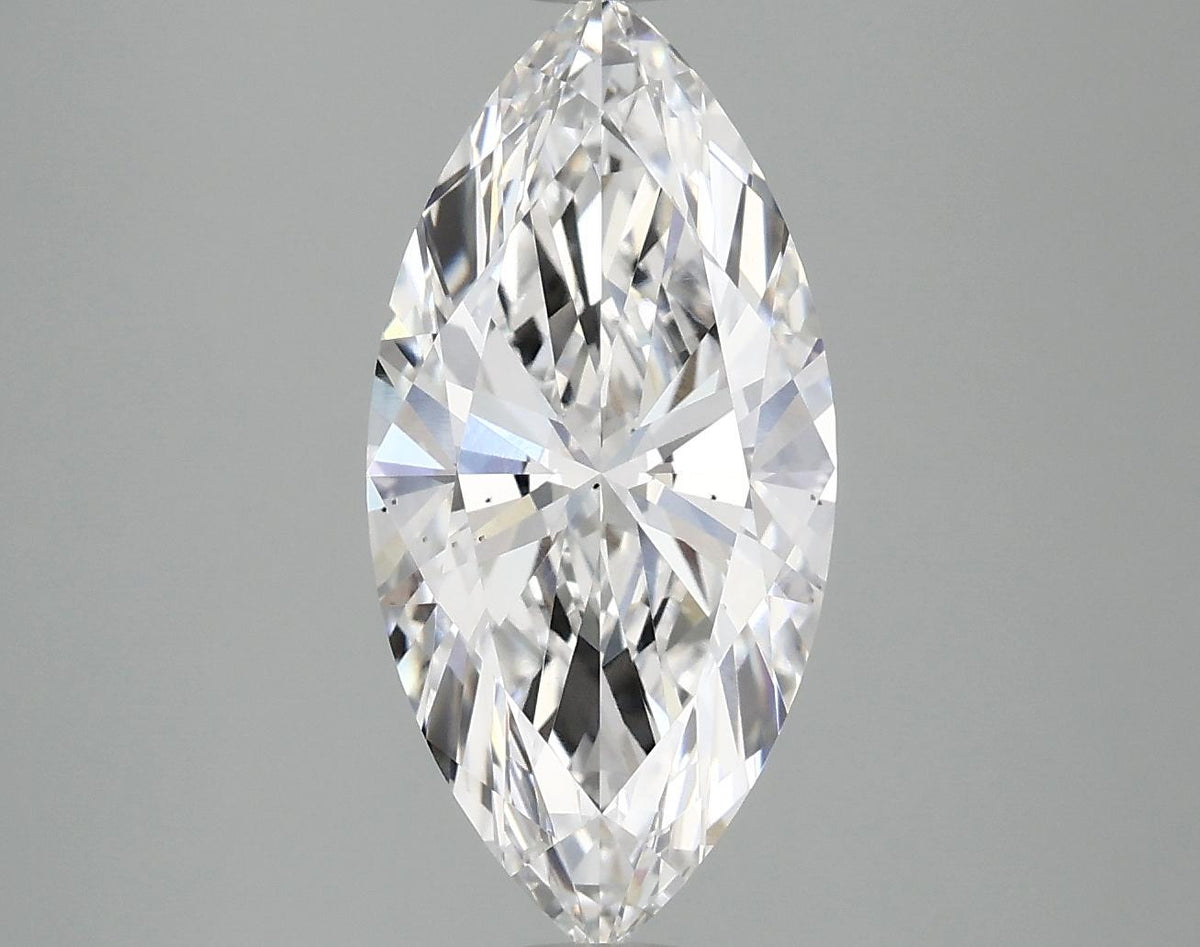 3.06 Carat Marquise Shaped Excellent Cut VS2 IGI Certified Lab Grown Diamond