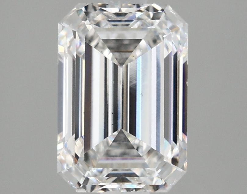 2.54 Carat Emerald Shaped Ideal Cut SI1 IGI Certified Lab Grown Diamond
