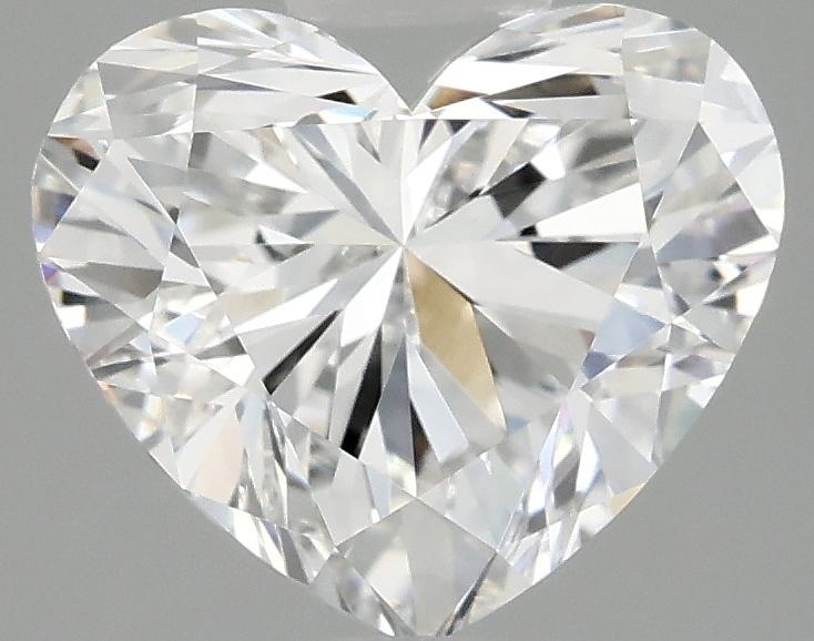 2.96 Carat Heart Shaped Excellent Cut VVS2 IGI Certified Lab Grown Diamond
