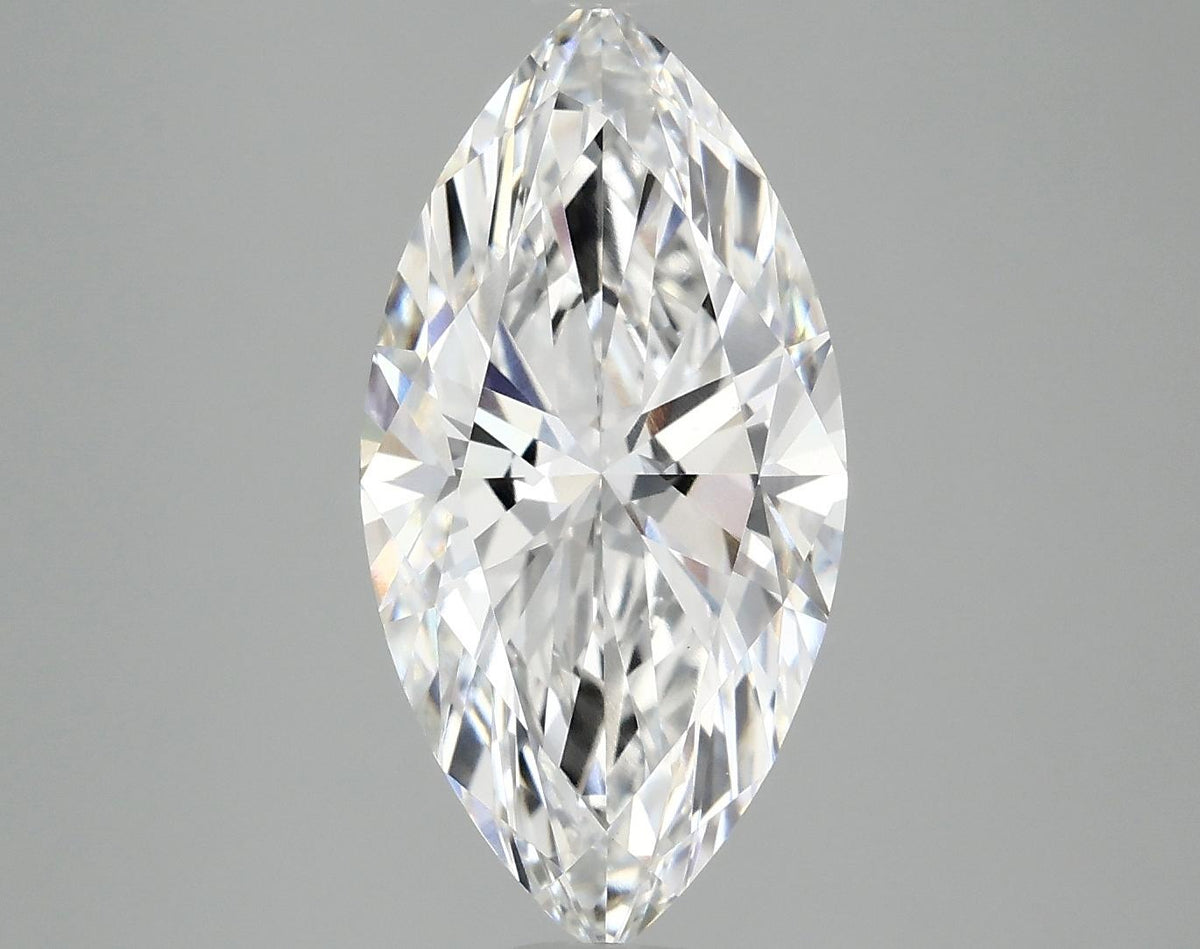 3.08 Carat Marquise Shaped Ideal Cut VVS2 IGI Certified Lab Grown Diamond