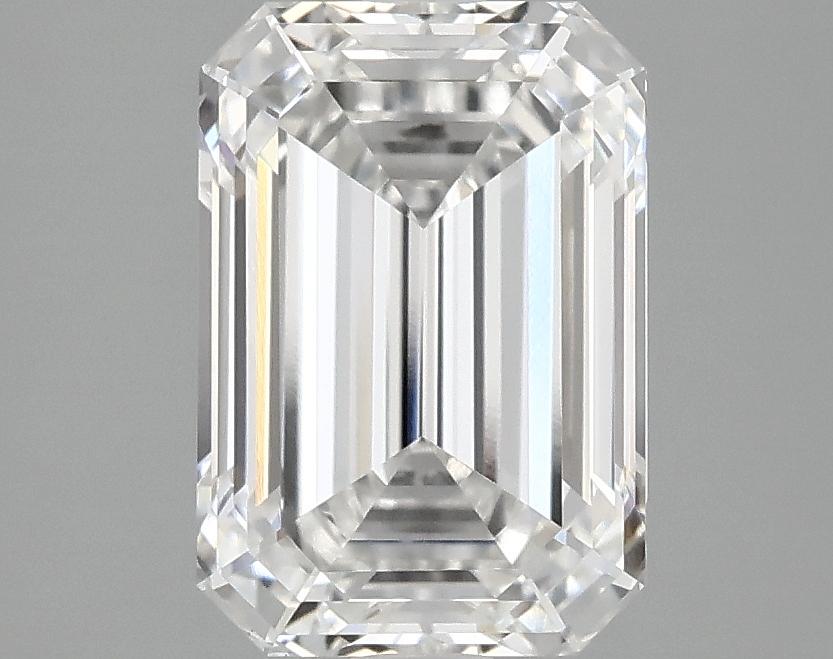 3.02 Carat Emerald Shaped Ideal Cut VVS2 IGI Certified Lab Grown Diamond