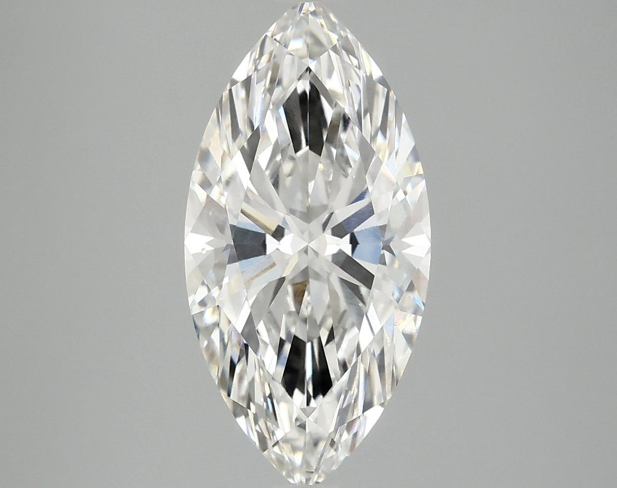 3.08 Carat Marquise Shaped Ideal Cut VVS2 IGI Certified Lab Grown Diamond