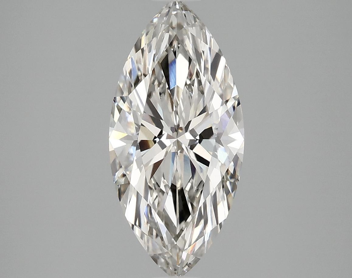 2.03 Carat Marquise Shaped Excellent Cut VVS2 IGI Certified Lab Grown Diamond