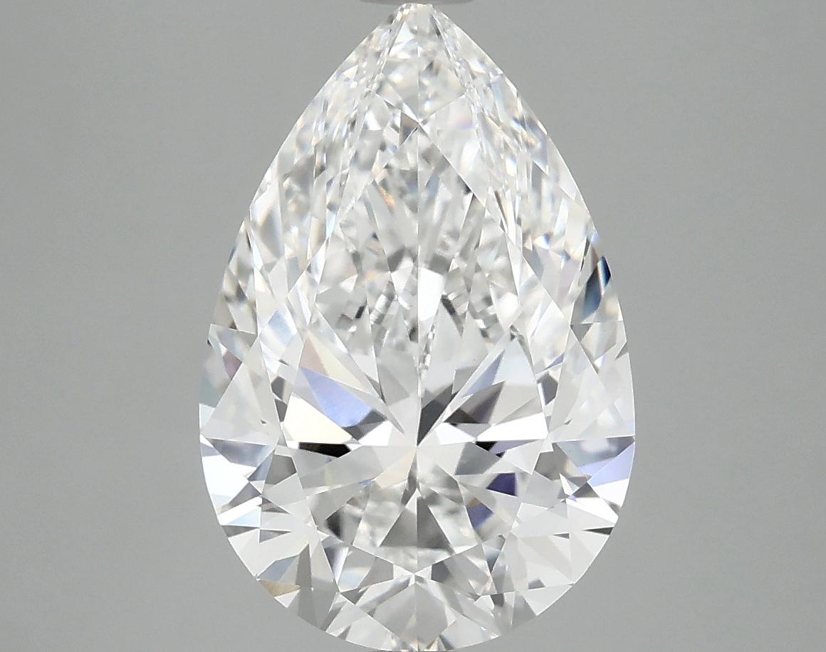 4.02 Carat Pear Shaped Excellent Cut VVS2 IGI Certified Lab Grown Diamond