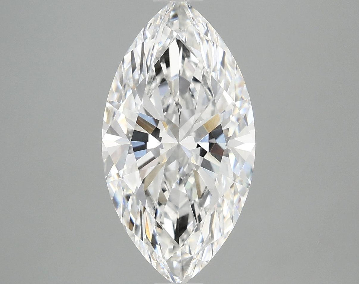 3.06 Carat Marquise Shaped Excellent Cut VVS2 IGI Certified Lab Grown Diamond