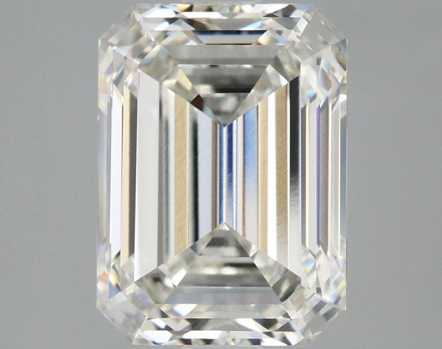 3.09 Carat Emerald Shaped Excellent Cut VVS2 IGI Certified Lab Grown Diamond
