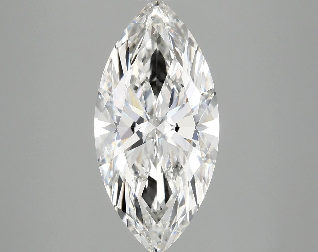 3.03 Carat Marquise Shaped Excellent Cut VVS2 IGI Certified Lab Grown Diamond