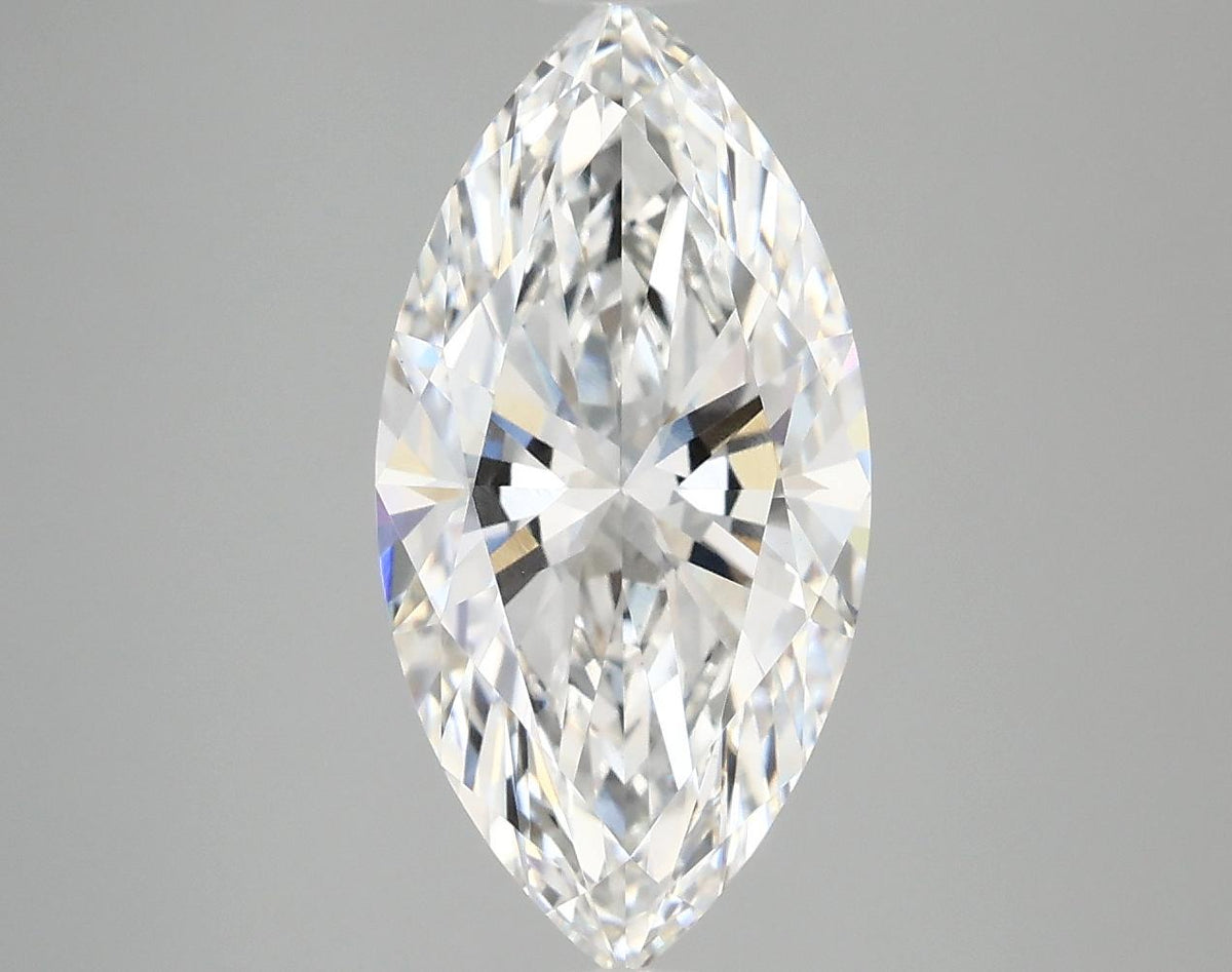 3.04 Carat Marquise Shaped Ideal Cut VVS2 IGI Certified Lab Grown Diamond