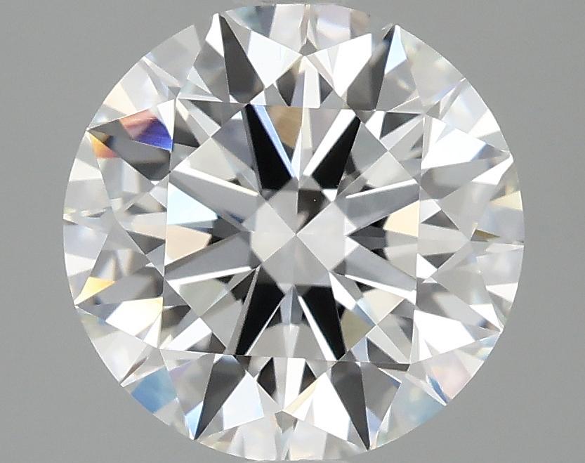 3.08 Carat Round Shaped Excellent Cut VVS2 IGI Certified Lab Grown Diamond