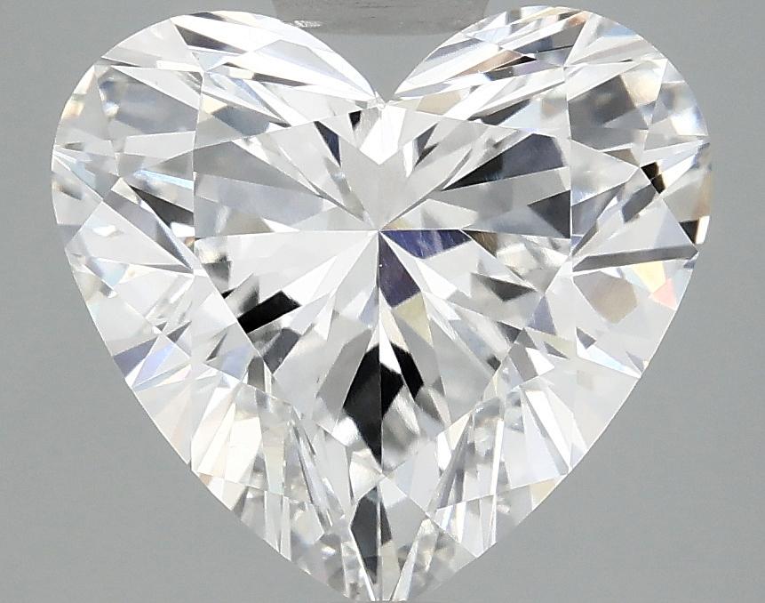 3.89 Carat Heart Shaped Ideal Cut VVS2 IGI Certified Lab Grown Diamond