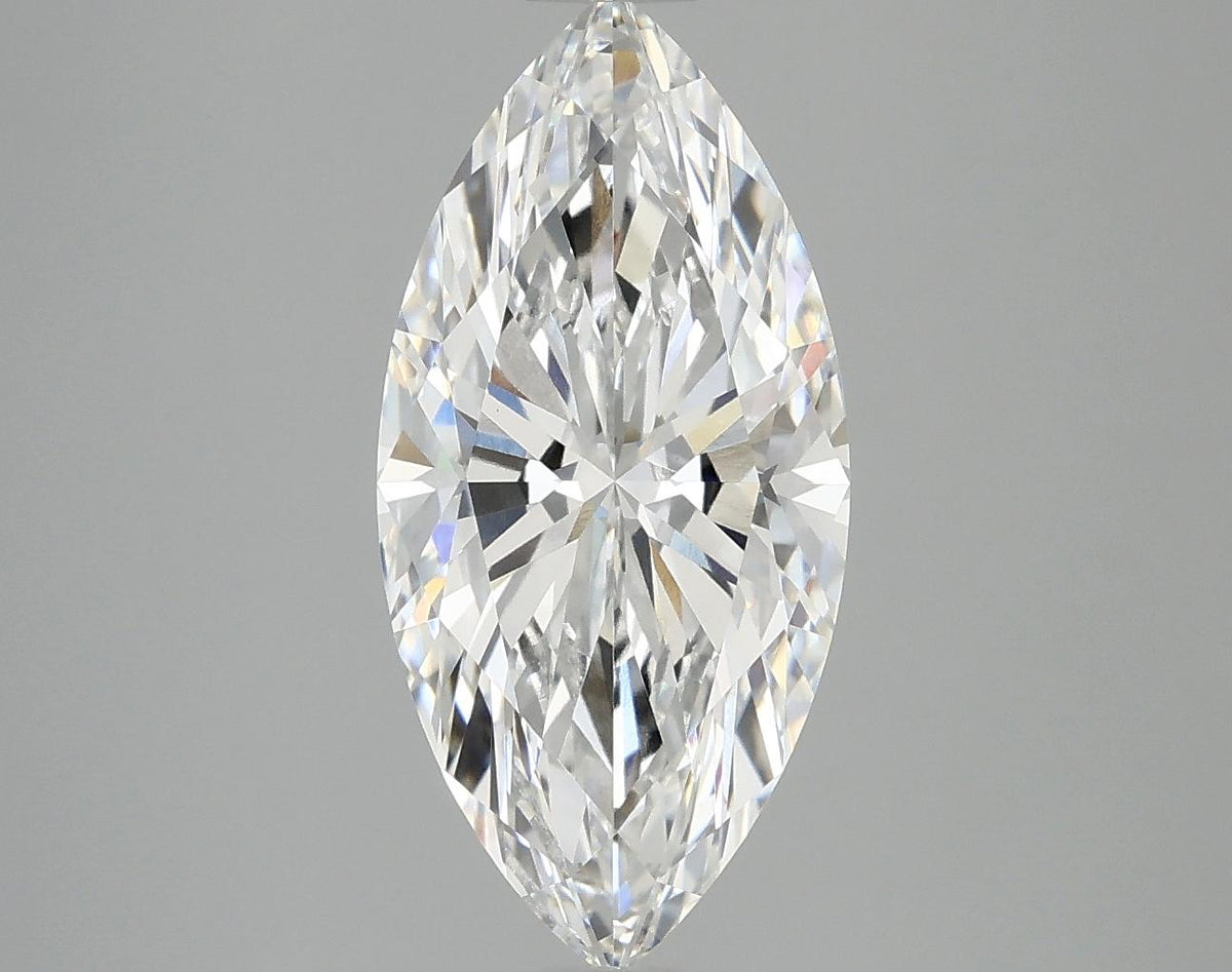 3.06 Carat Marquise Shaped Excellent Cut VVS2 IGI Certified Lab Grown Diamond
