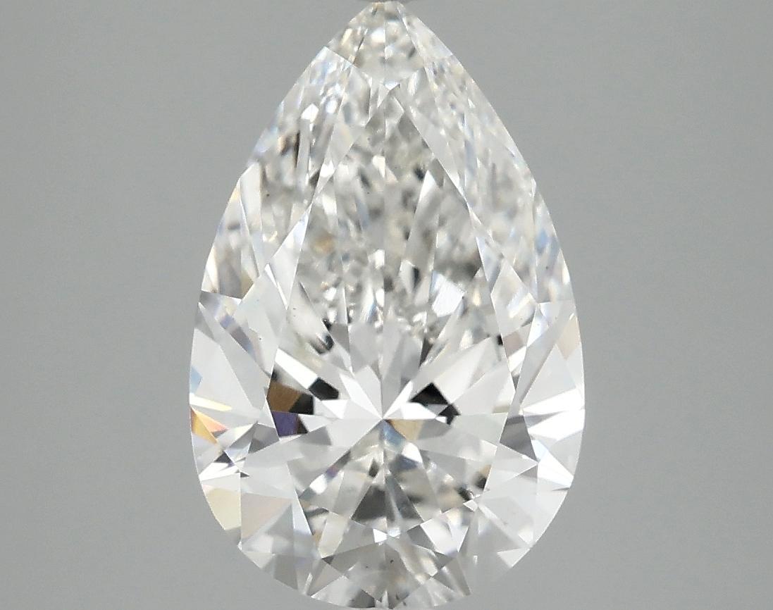 3.09 Carat Pear Shaped Ideal Cut VS2 IGI Certified Lab Grown Diamond
