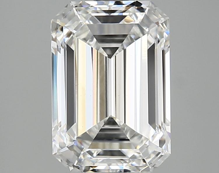 2.97 Carat Emerald Shaped Ideal Cut VS1 IGI Certified Lab Grown Diamond