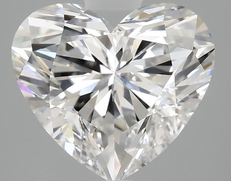 3.09 Carat Heart Shaped Ideal Cut VS2 IGI Certified Lab Grown Diamond