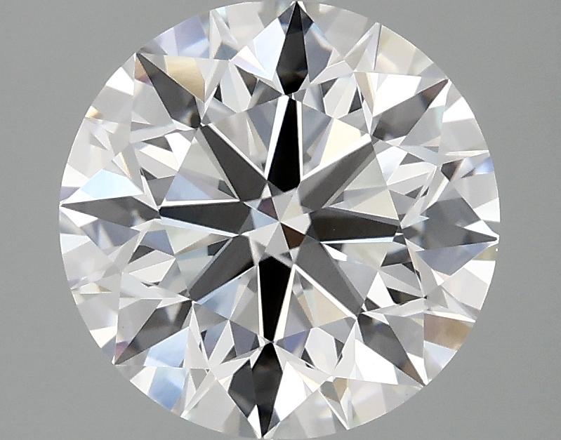 3.08 Carat Round Shaped Excellent Cut VVS2 IGI Certified Lab Grown Diamond