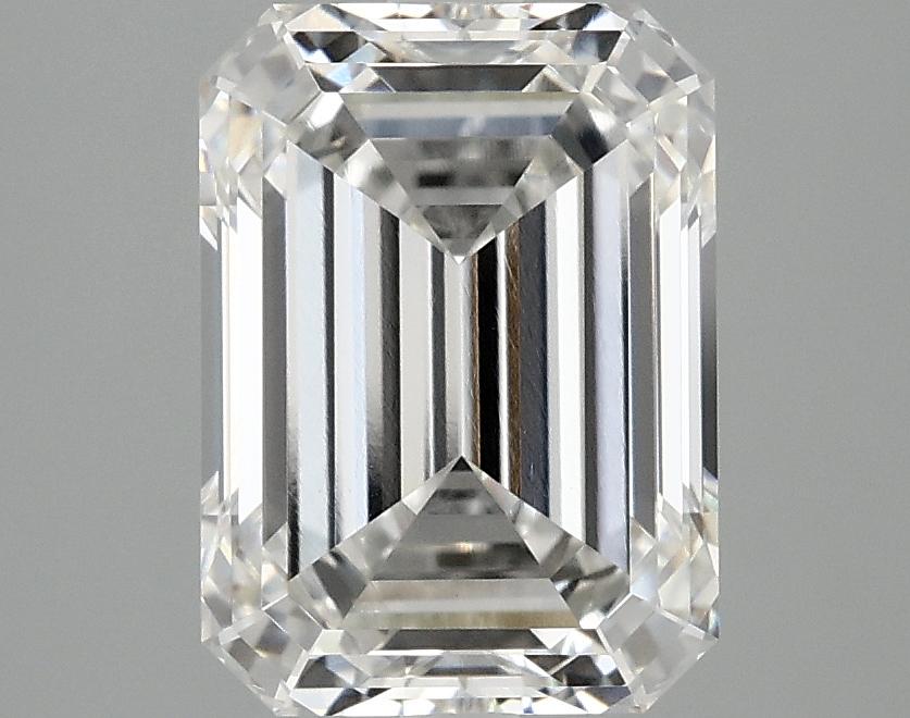3.09 Carat Emerald Shaped Excellent Cut VVS2 IGI Certified Lab Grown Diamond
