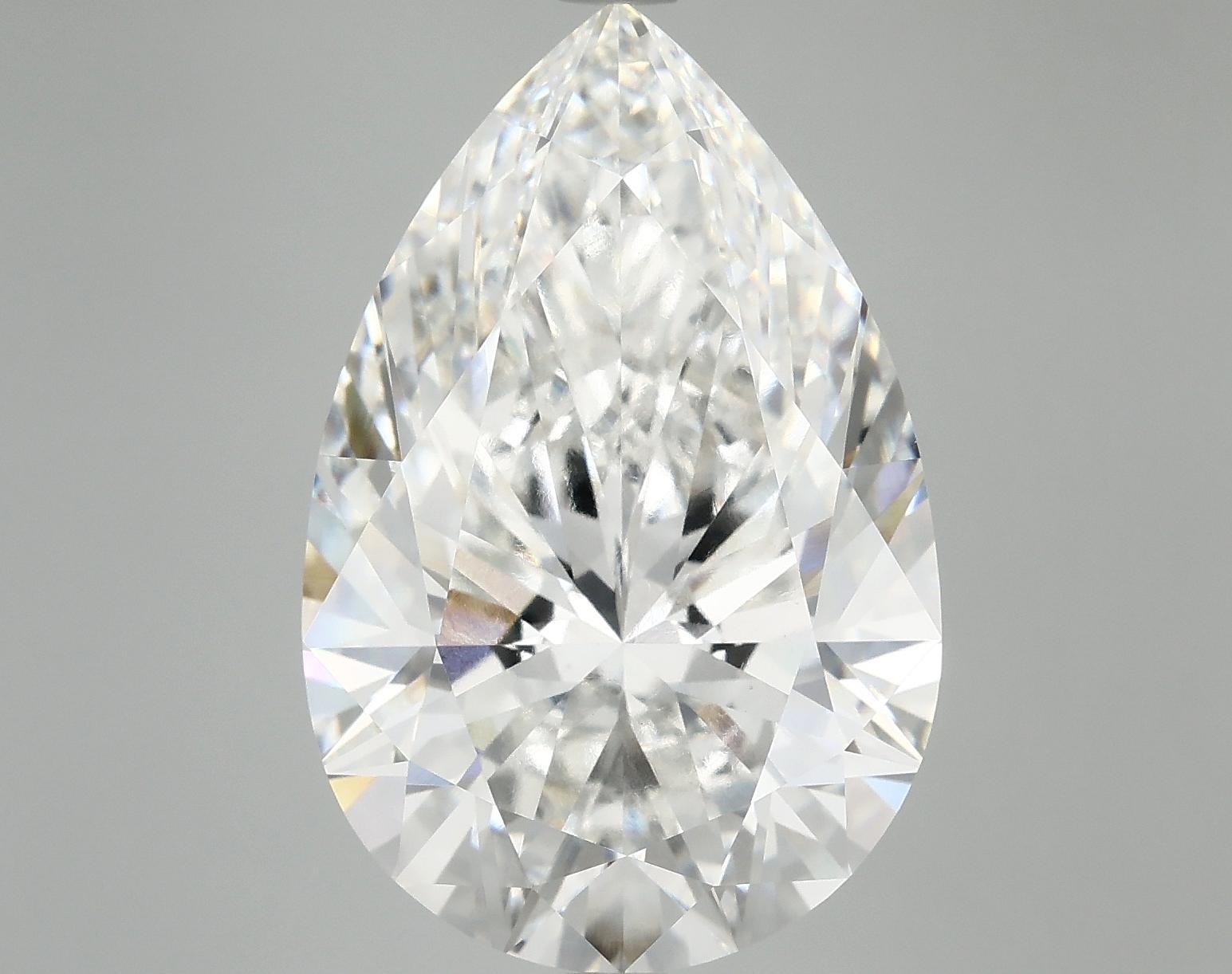10.04 Carat Pear Shaped Excellent Cut VVS2 IGI Certified Lab Grown Diamond